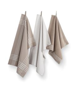 Walra Keuken- en Theedoekenset Superior Taupe