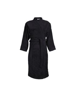 The One Classic Badjas zonder capuchon 340 gram Zwart