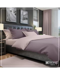 The One Dekbedovertrek Classic Plum / Mauve 