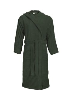 The One Classic Badjas met capuchon 420 gram Dark Green