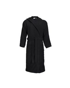 The One Classic Badjas met capuchon 420 gram Zwart