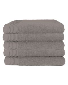 The One Handdoek Deluxe 50x100  550 gr Taupe (5 stuks)