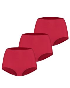 Ten Cate Secrets High Waist Slip 3-pack Rood