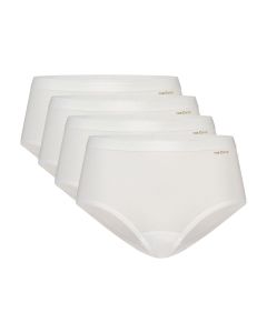 Ten Cate Basics Midi Slip 4-pack Wit