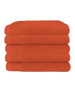 The One Handdoek Deluxe 50x100  550 gr Terra Spice (5 stuks)
