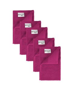 The One Gastendoek Voordeelpakket 500 gram 30x50 cm Magenta (5 stuks)