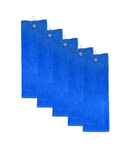The One Golfhanddoek 40x50 cm 450 gram Blauw (5 stuks)