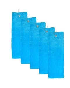 The One Golfhanddoek 40x50 cm 450 gram Turquoise (5 stuks)
