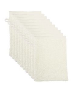 The One Voordeelpakket Washandjes Creme - 10 stuks