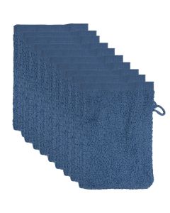 The One Voordeelpakket Washandjes Faded Denim - 10 stuks