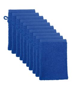 The One Voordeelpakket Washandjes Royal Blue - 10 stuks