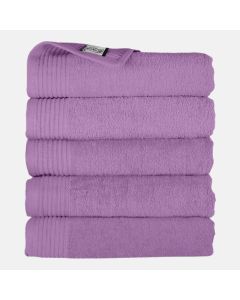 The One Handdoek 450 gram 50x100 cm Paars (5 stuks) 