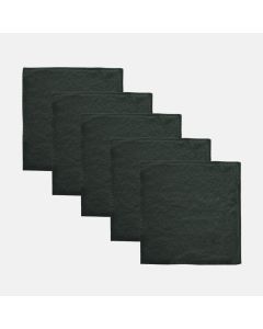 The One Gastendoek Voordeelpakket 450 gram 30x30 cm Antraciet (5 stuks)