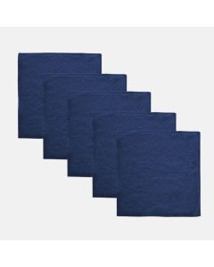 The One Gastendoek Voordeelpakket 450 gram 30x30 cm Navy (5 stuks)