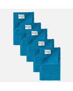 The One Gastendoek Voordeelpakket 500 gram 30x50 cm Turquoise (5 stuks)