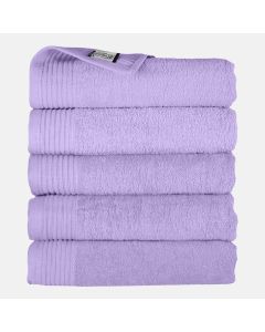 The One Handdoek Voordeelpakket 450 gram 50x100 cm Lavender (5 stuks)