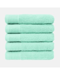 The One Badhanddoek Deluxe Voordeelpakket 70x140 550 gram Mint (5 stuks)