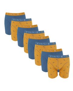 Vinnie-G Boys Kinder boxershorts Wakeboard Blue - Print - 8-pack