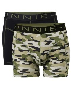 Vinnie-G Boxershorts 2-pack Black / Army Green Print