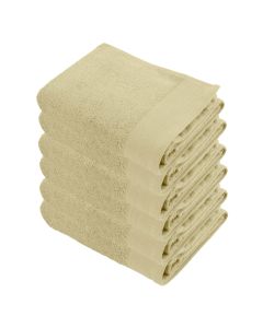 Walra Soft Cotton Handdoek 50 x 100 cm 550 gram Maisgeel - 6 stuks