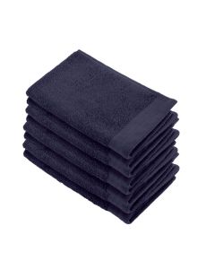 Walra Soft Cotton Gastendoekje 30 x 50 cm 550 gram Navy - 8 stuks