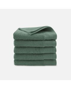 Walra Soft Cotton Handdoeken 60 x 110 cm - 550 gr/m² - Legergroen - 5 stuks