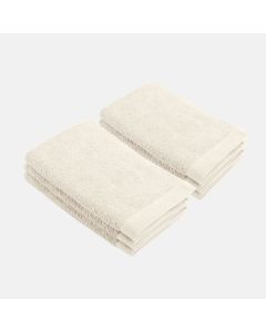 Walra Remade Cotton Gastendoekje 30 x 50 cm - 550 gr/m  - Beige - 6 stuks