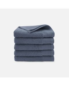 Walra Soft Cotton Handdoeken 50 x 100 cm - 550 gr/m² - Indigo - 5 stuks