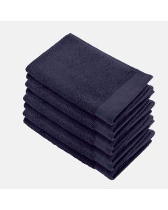 Walra Soft Cotton Gastendoekje 30 x 50 cm 550 gram Navy - 8 stuks