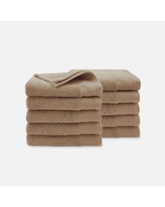 Walra Soft Cotton Handdoek 60 x 110 cm 550 gram Bruin - 10 stuks