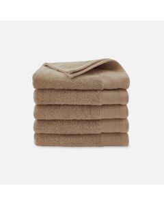 Walra Soft Cotton Handdoek 60 x 110 cm 550 gram Bruin - 5 stuks