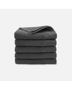 Walra Soft Cotton Handdoeken 60 x 110 cm - 550 gr/m² - Antraciet - 5 stuks