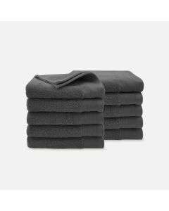 Walra Soft Cotton Handdoeken 60 x 110 cm - 550 gr/m² - Antraciet - 10 stuks