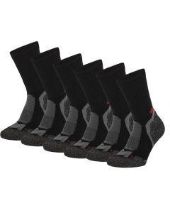 Xtreme Hiking Sokken Wol 6-pack Multi Black
