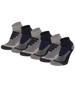 Xtreme Wandelsokken Quarter 6-pack Multi Blue