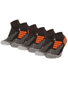 Xtreme Wandelsokken Quarter 6-pack Multi Green