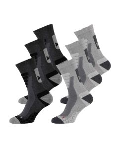 Xtreme Wandelsokken 6-pack Multi Grey