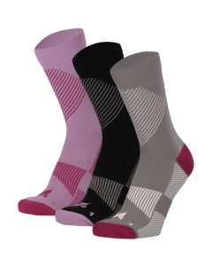 Xtreme Compressiesokken Quarter 3-pack Multi Purple