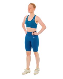 Xtreme Sportswear Dames Sportset - Korte Sportlegging + Sporttop - Blauw
