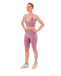 Xtreme Sportswear Dames Sportset - Korte Sportlegging + Sport BH - Roze