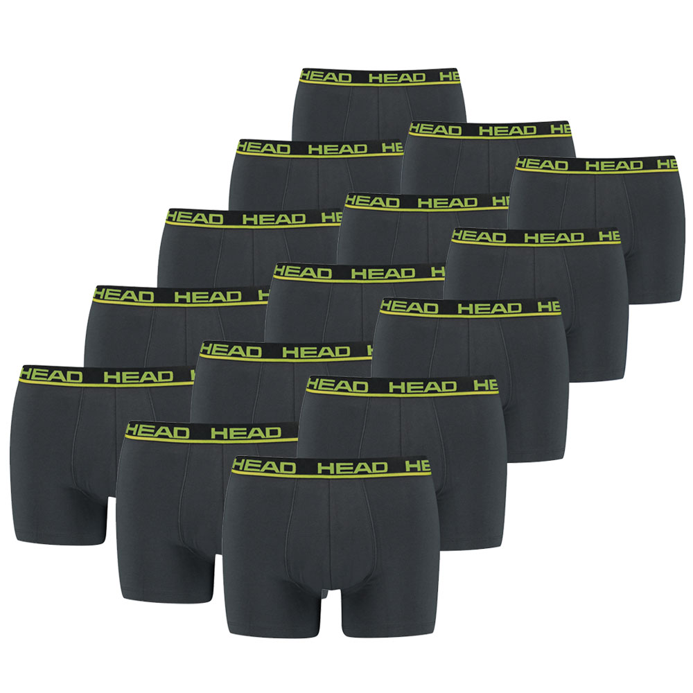 Head Boxershorts 15-pack Phantom / Lime Punch-S