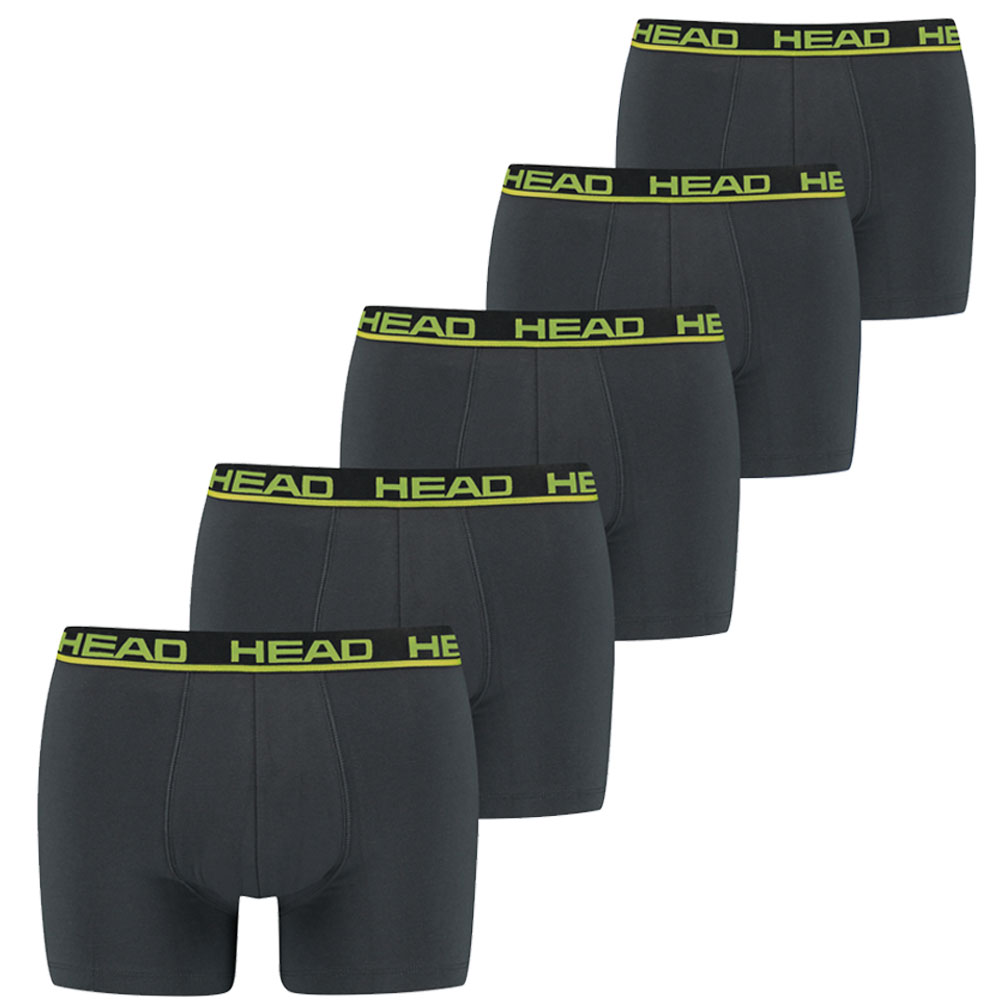 Head Boxershorts 5-pack Phantom / Lime Punch-S