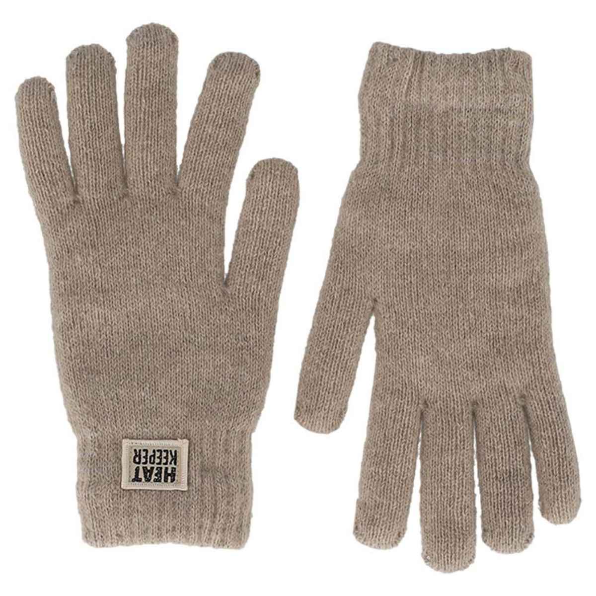 Heatkeeper Thermo Handschoenen Dames Beige Melange