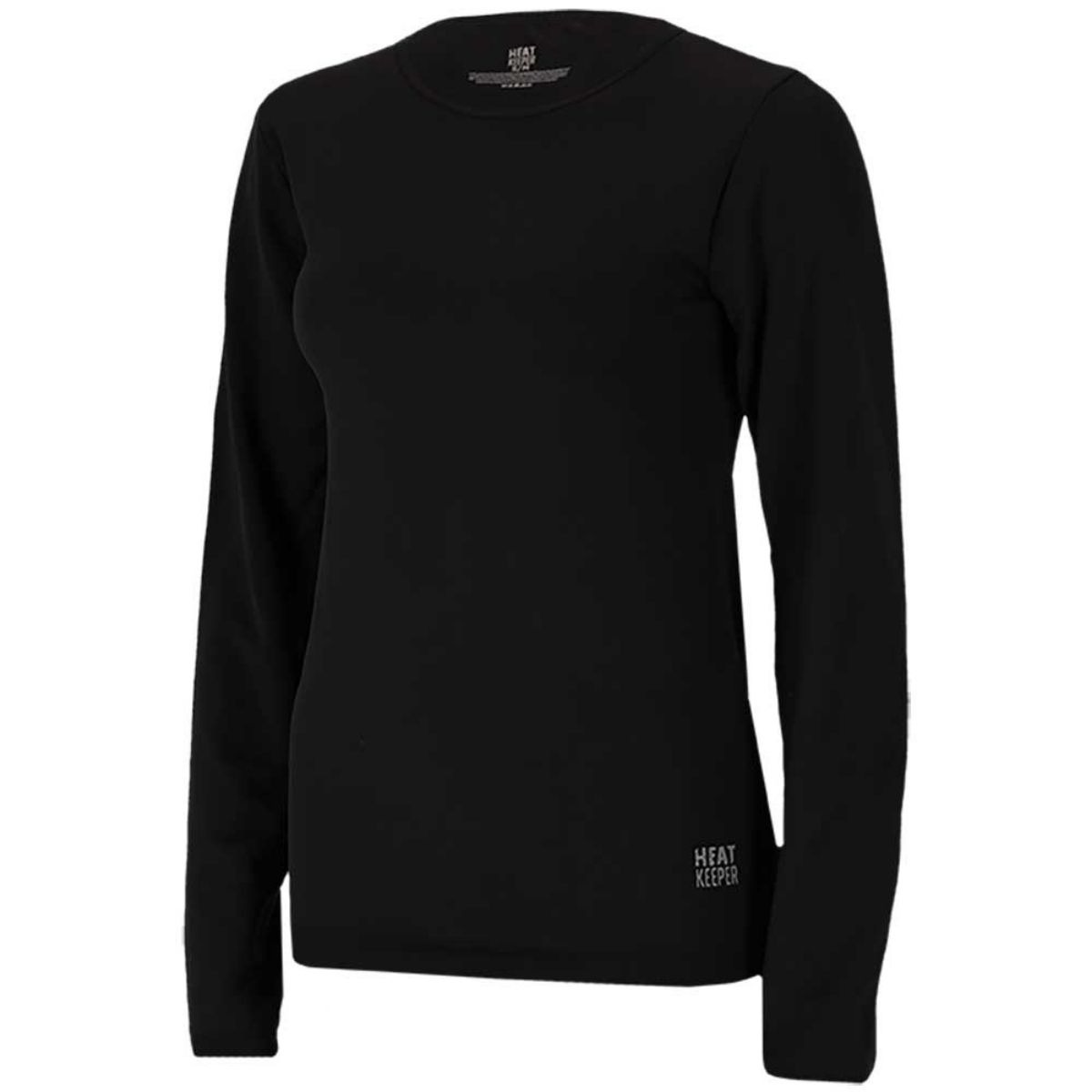 Heatkeeper Thermoshirt Dames Basic Naadloos Zwart-L/XL