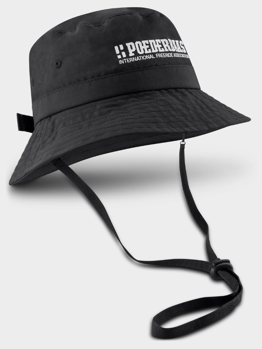 Poederbaas Bucket Hat Performance Zwart-L/XL