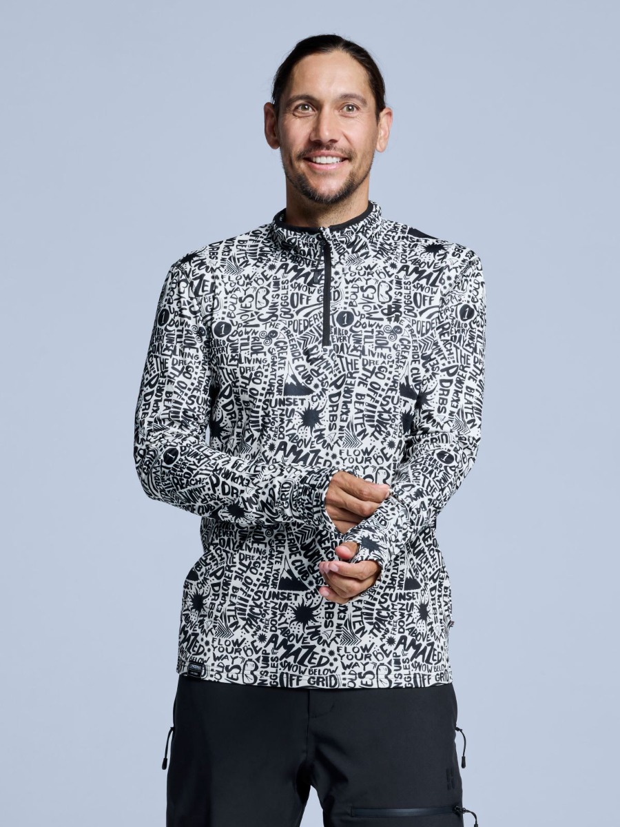 Poederbaas Skipully Heren Cabin Life Wit-M