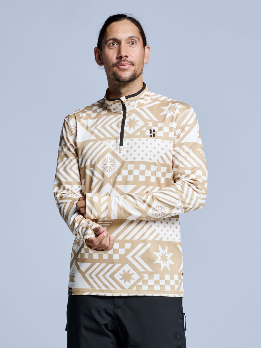 Poederbaas Skipully Heren Cabin Life White Multi-M