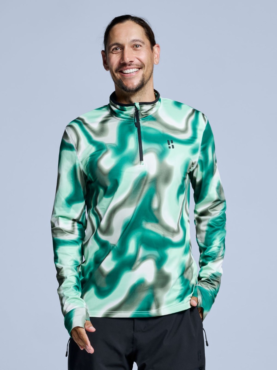 Poederbaas Skipully Heren Cabin Life Green Multi-L