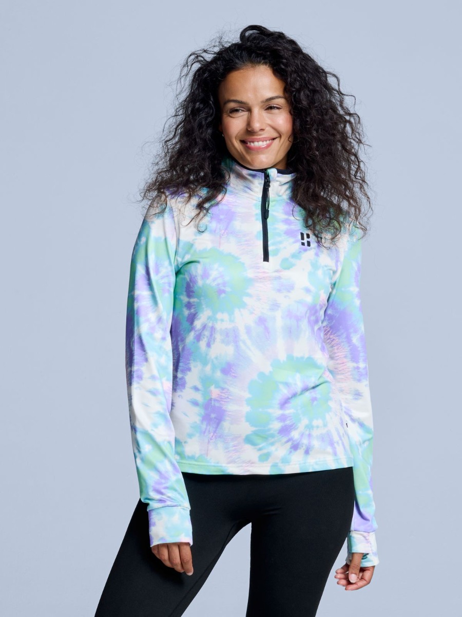 Poederbaas Skipully Dames Cabin Life Wit Tiedye-XS