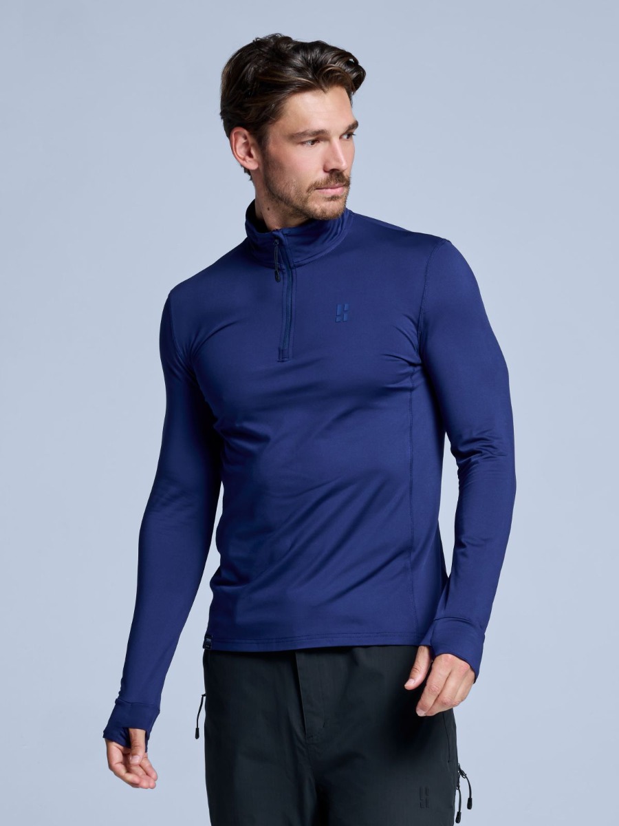 Poederbaas Midlayer Pully Heren Four Seasons Lightweight 2.0 Navy-M